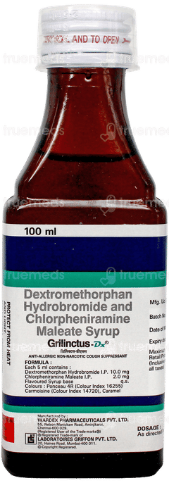 Grilinctus Dx Syrup 100Ml Grilinctus Dx Syrup 100Ml